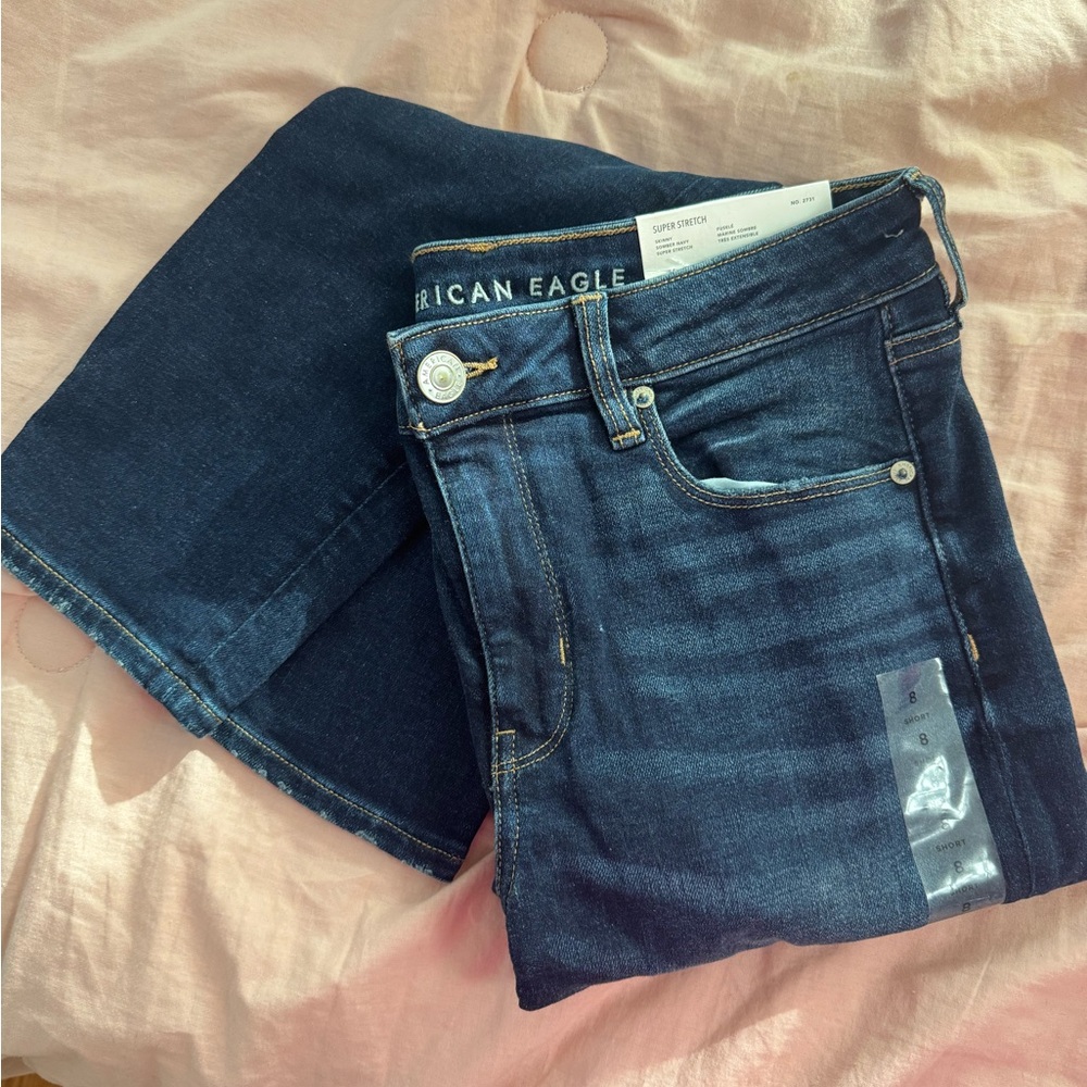 American Eagle Outfitters Super Stretch Skinny Jeans Size 8 29W Short
